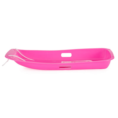Slippery Racer Downhill Sprinter Kid Toddler Plastic Toboggan Snow Sled (3 Pack)
