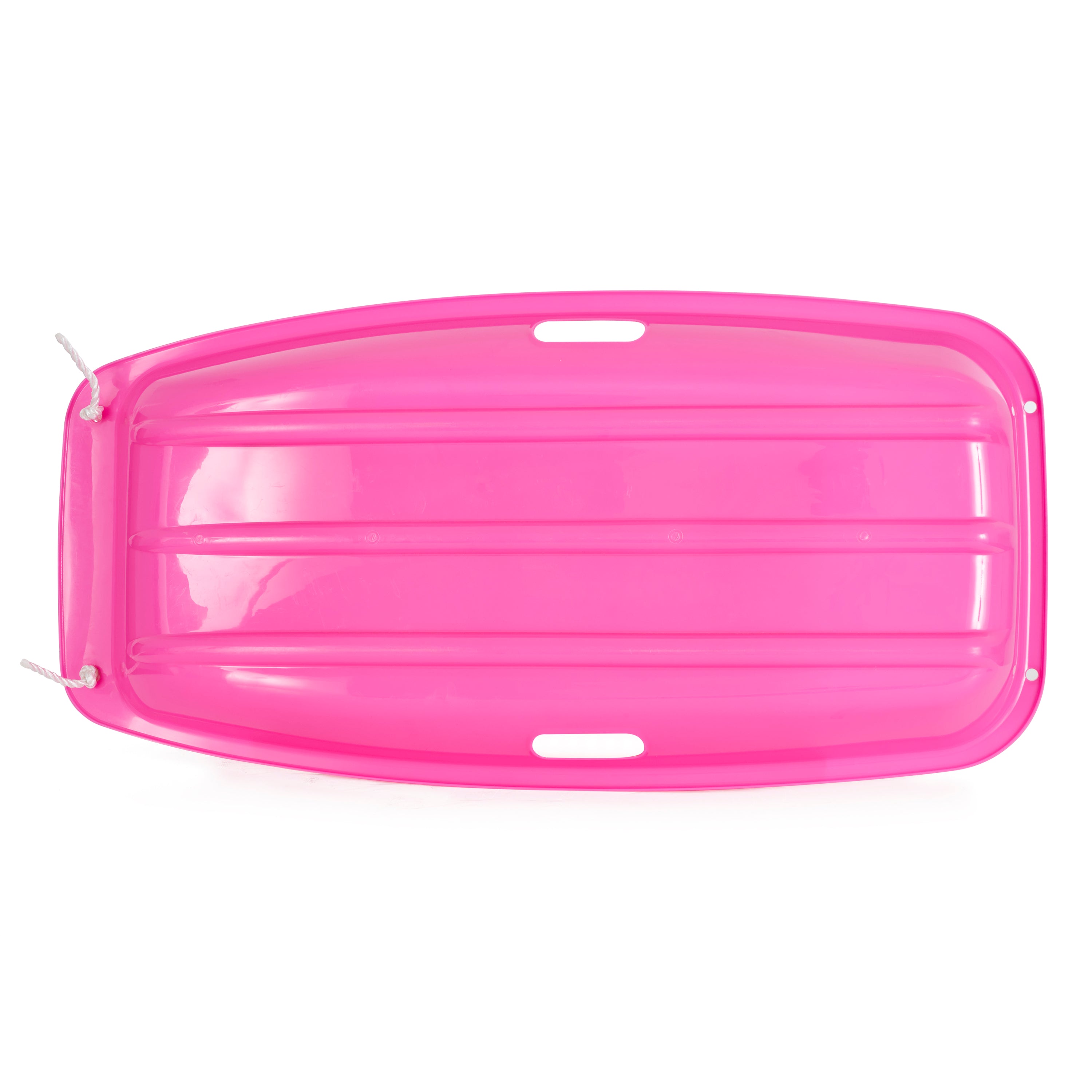 Slippery Racer Downhill Sprinter Kid Toddler Plastic Toboggan Snow Sled (3 Pack)