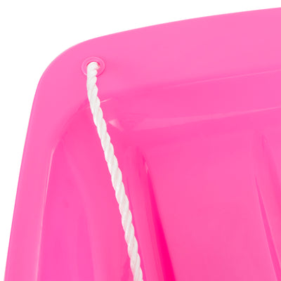 Slippery Racer Downhill Sprinter Kid Toddler Plastic Toboggan Snow Sled (3 Pack)