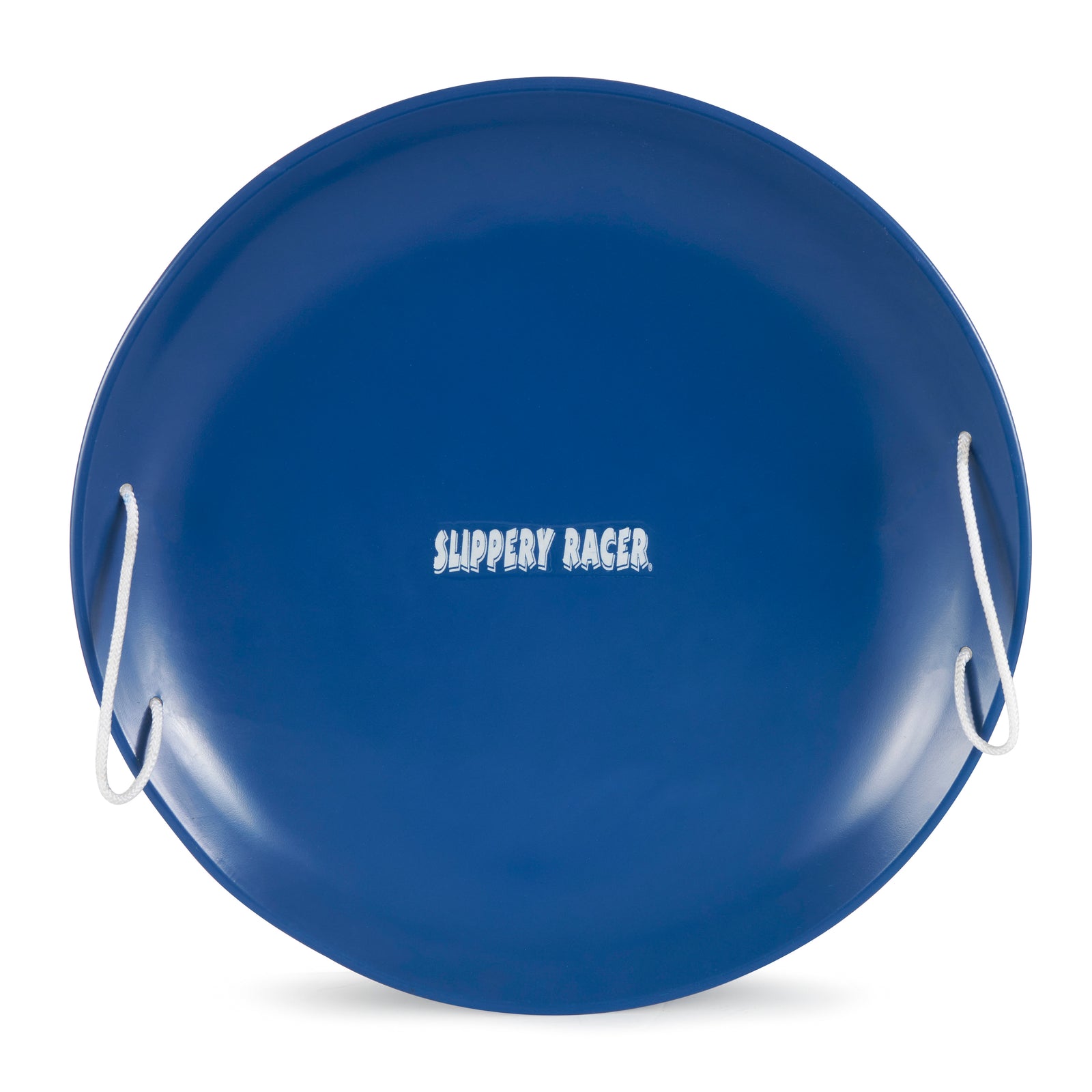 Slippery Racer ProDisc 26" Heavy Duty Metal Saucer Sled with Rope Handles, Blue - VMInnovations