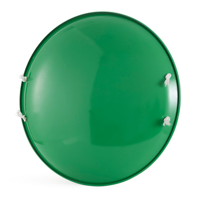 Slippery Racer ProDisc 26 Inch Metal Saucer Sled w/ Rope Handles, Green (2 Pack)