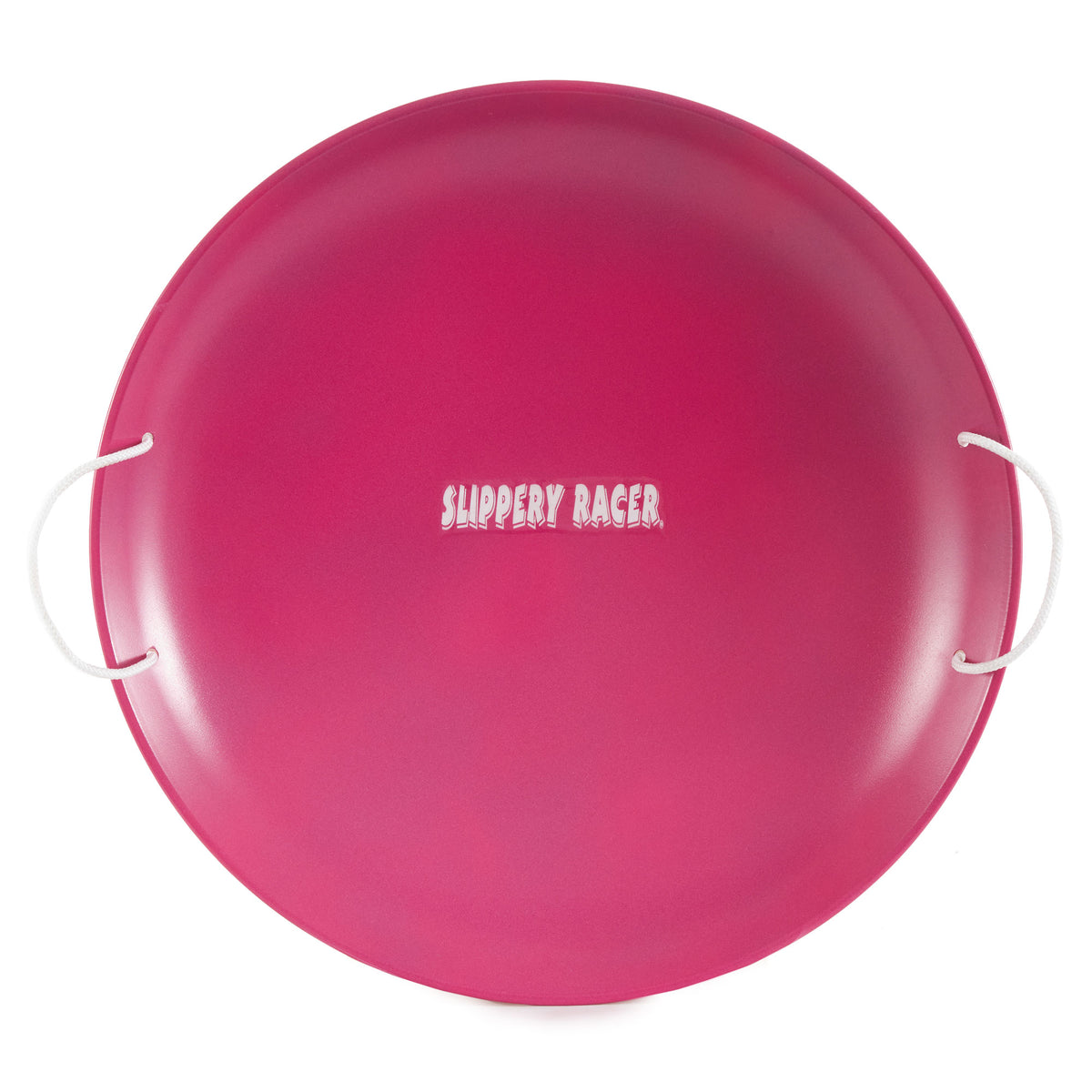 Slippery Racer ProDisc 26" Metal Saucer Sled with Rope Handles, Pink (3 Pack)
