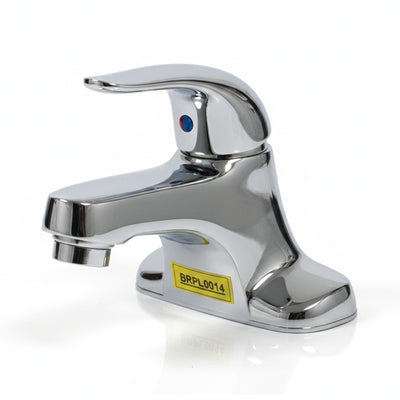 Brown USA BRPL0014 Metal Single Handle 4 Inch Bathroom Sink Faucet (Open Box) - VMInnovations