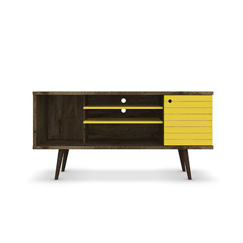 Manhattan Comfort Liberty 53.14 In Wood TV Stand with Legs (Open Box)