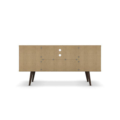 Manhattan Comfort Liberty 53.14 In Wood TV Stand with Legs (Open Box)