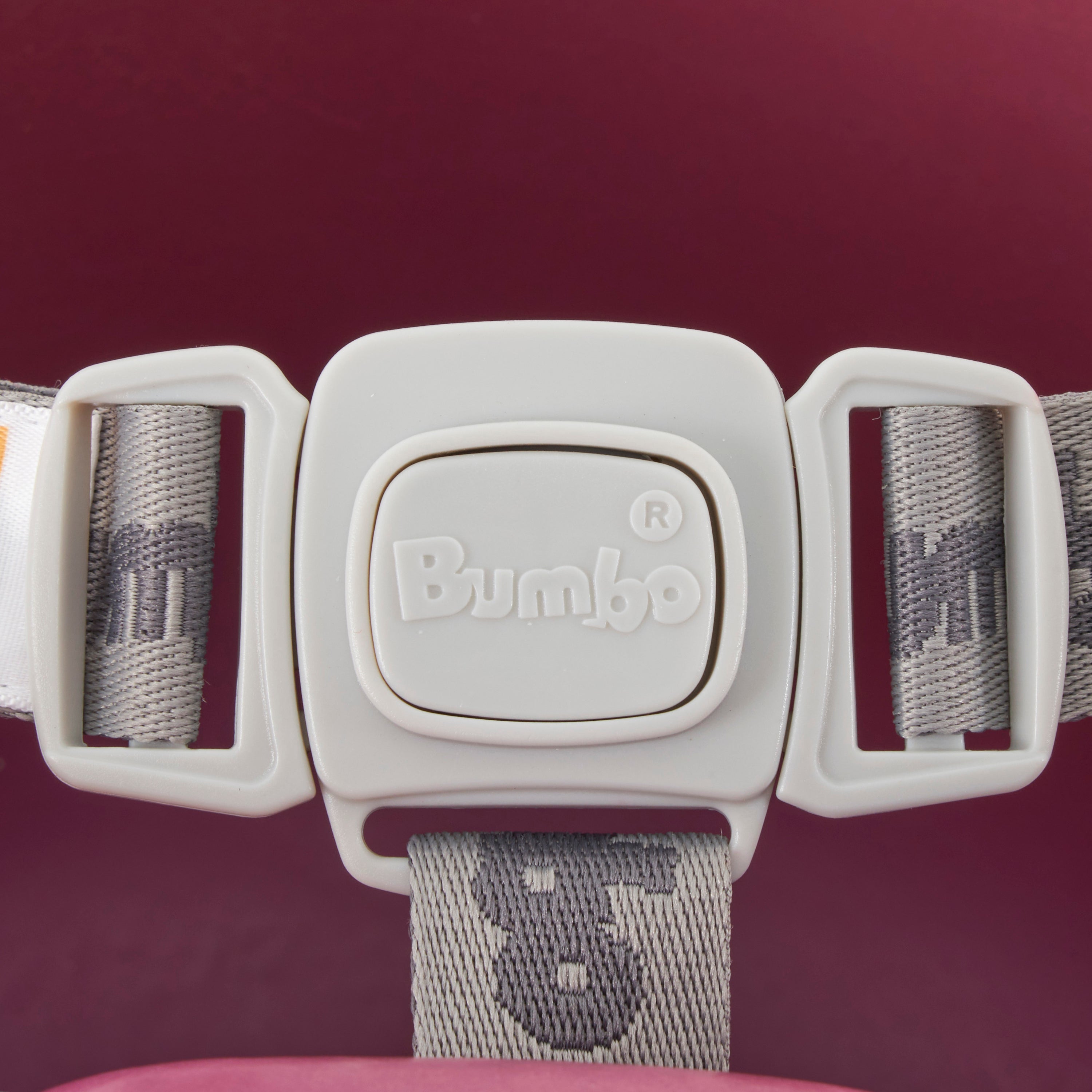 Bumbo Baby Infant Soft Foam Floor Seat with 3 Point Adjustable Harness, Grape (For Parts)