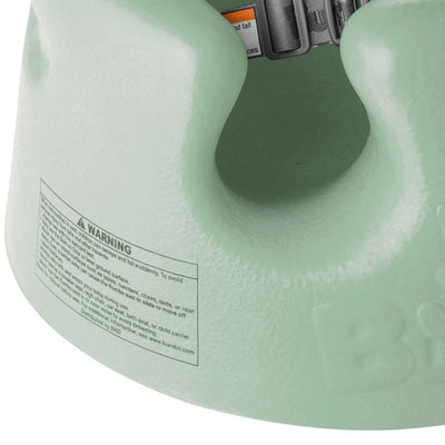 Bumbo Baby Infant Soft Foam Floor Seat with 3 Point Adjustable Harness, Hemlock (Damaged)