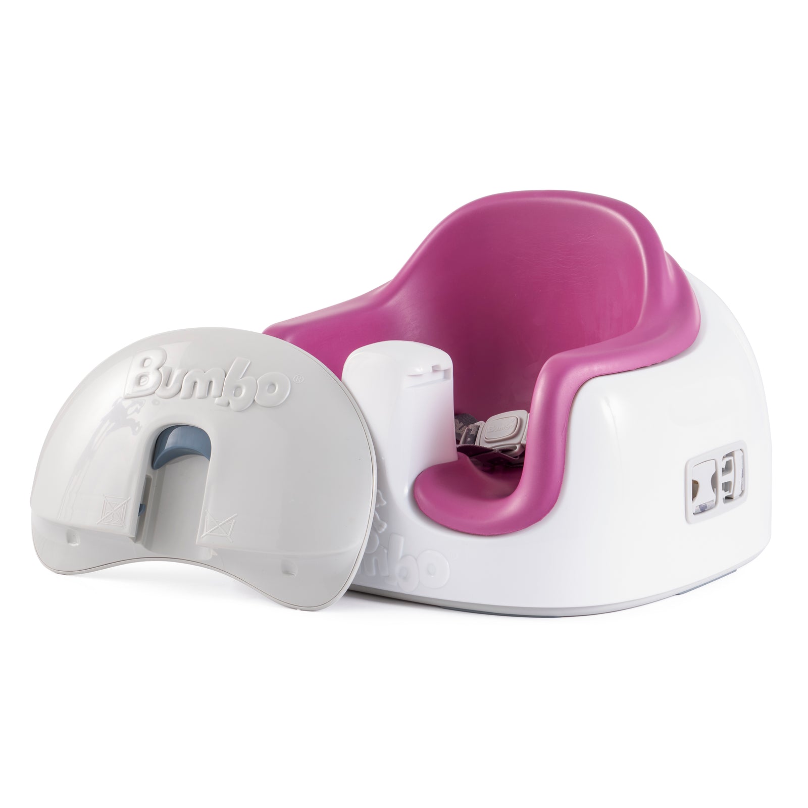 Bumbo Baby Toddler Soft Foam Booster Floor Multi Seat with Tray & Buckle Straps - VMInnovations