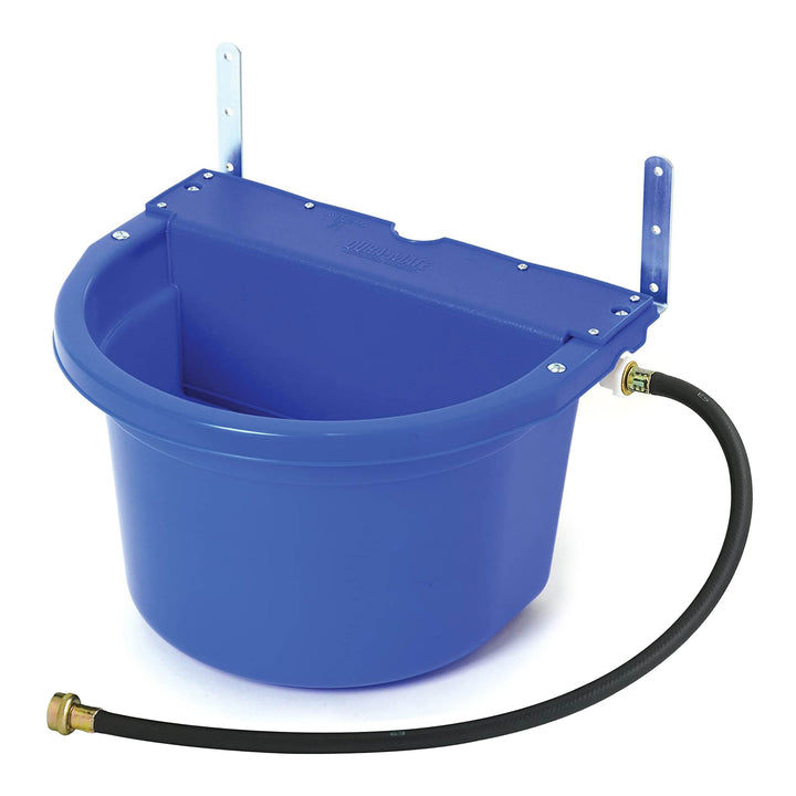 Little Giant FW16BLUE 4 Gal Auto Float Controlled Waterer Livestock (2 Pack)