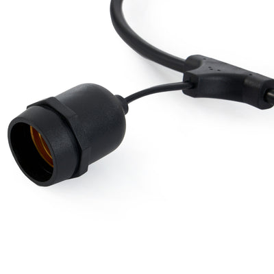 Brightech Pro Edison Black LED Waterproof Outdoor String Lights, 24 Ft. (Used)
