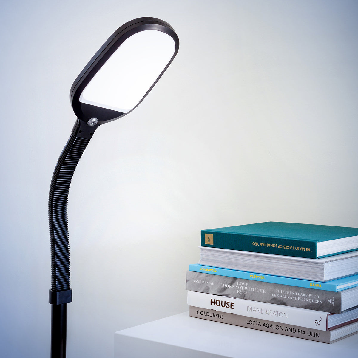 Brightech Litespan Daylight LED Floor Lamp with Reading Light, Black (For Parts)