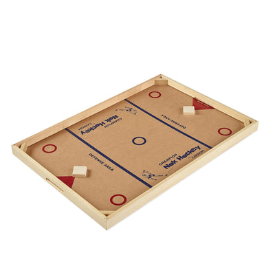 Carrom 002.00 Indoor and Outdoors Classic Solid Wood Champion Nok Hockey Game