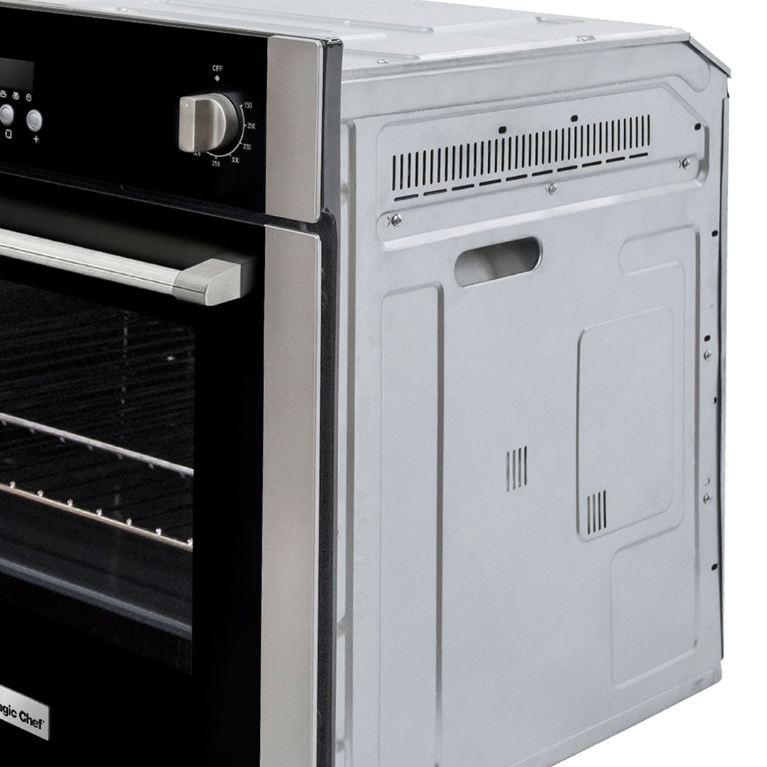 Magic Chef MCSWOE24S 2.2 Cubic Foot Built In Programmable Wall Convection Oven - VMInnovations