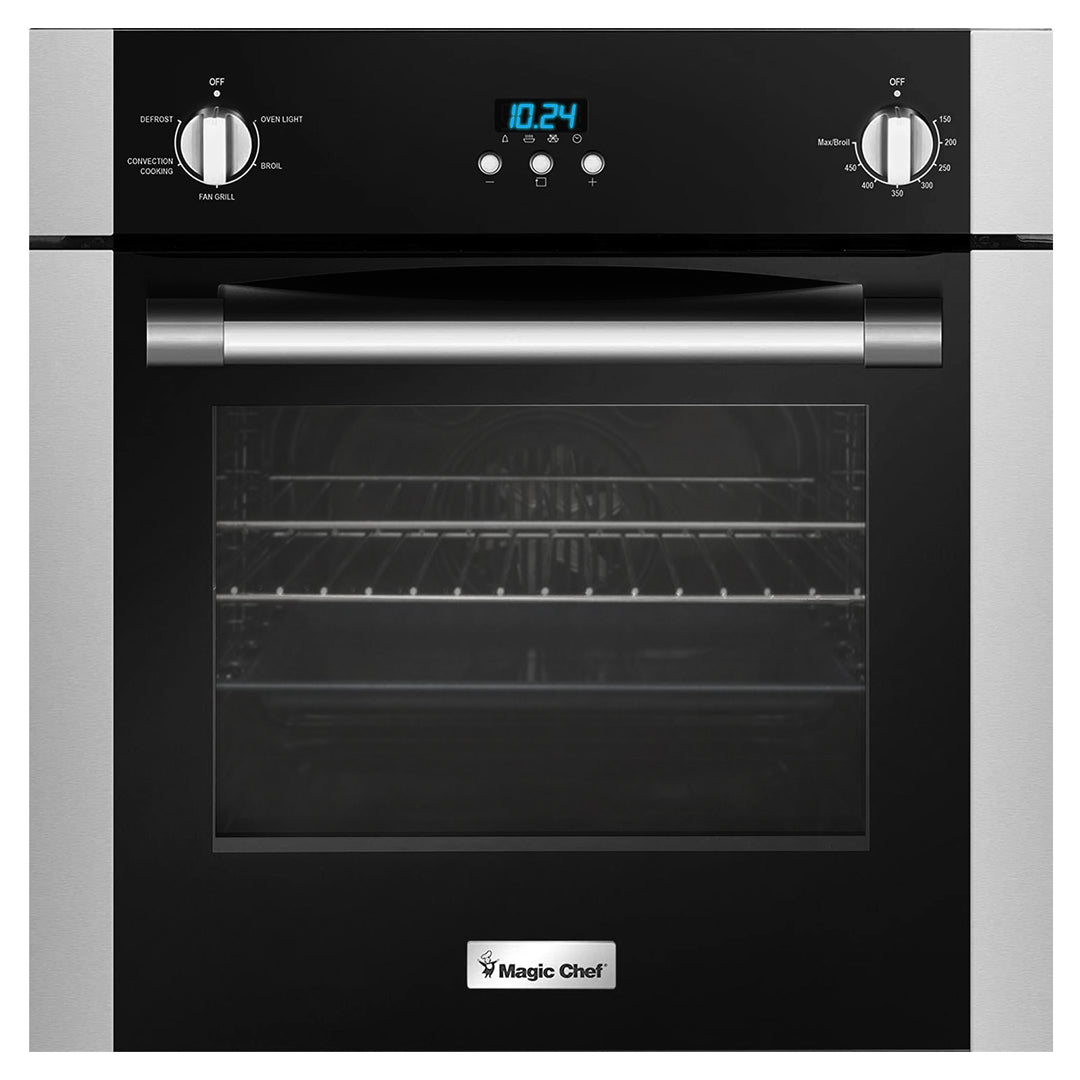 Magic Chef 2.2 Cubic Foot Built In Programmable Wall Convection Oven (Open Box)