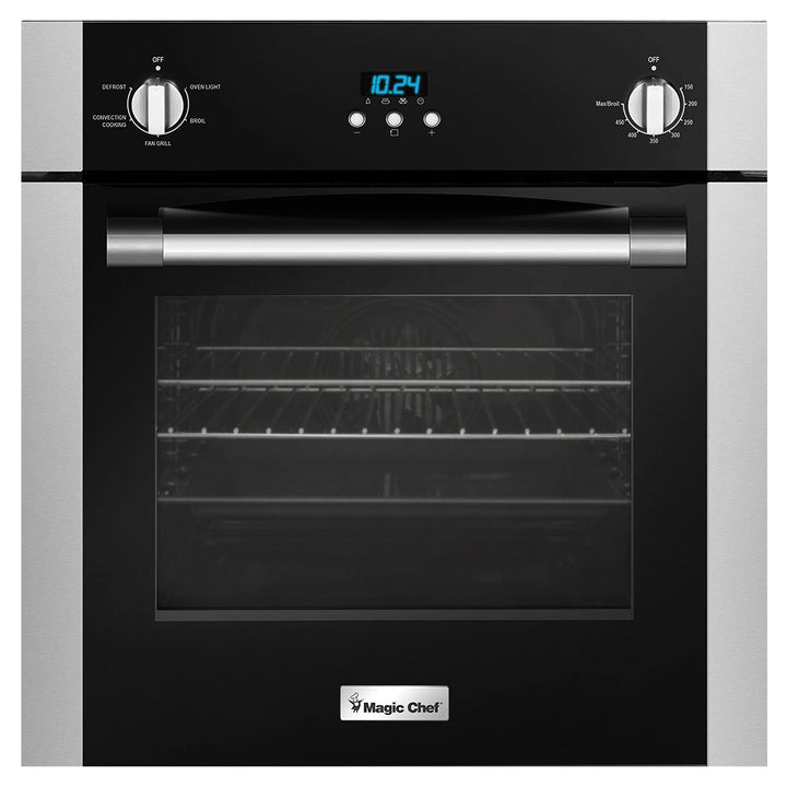 Magic Chef MCSWOE24S 2.2 Cubic Foot Built In Programmable Wall Convection Oven