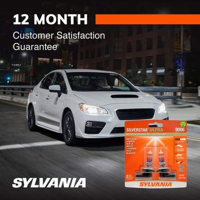 Sylvania 9006 SilverStar ULTRA Halogen High Performance Headlight Bulbs (2 Pack)