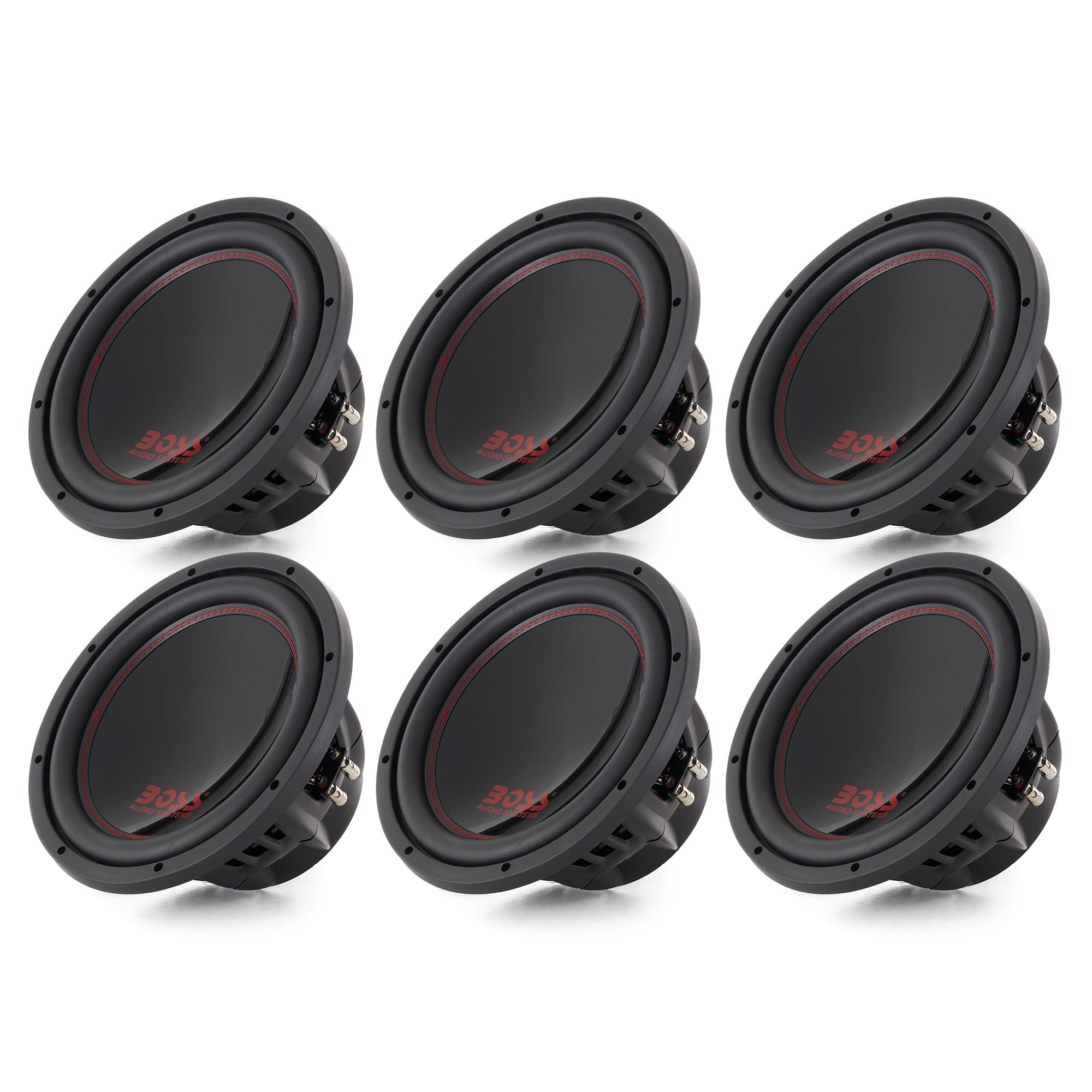 Boss Audio 12-Inch 2600-Watt Car Power Subwoofer DVC Power Sub 4 Ohm (6 Pack)