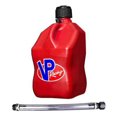 VP Racing 5.5 Gallon Motorsport Racing Liquid Jug Can Container and 14-Inch Hose
