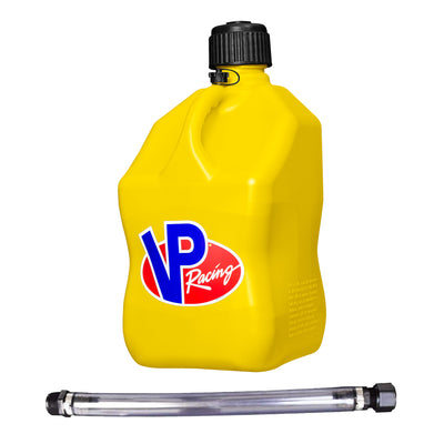 VP Racing Fuels Aluminum Storage Rack with 5.5 Gal Yellow Container and Hose