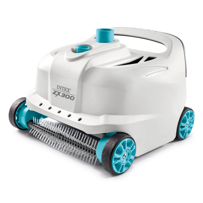 Intex 700 Gal Per Hour Above Ground Pool Cleaner Robot Vacuum w/ 21 Ft Hose (Refurbished)