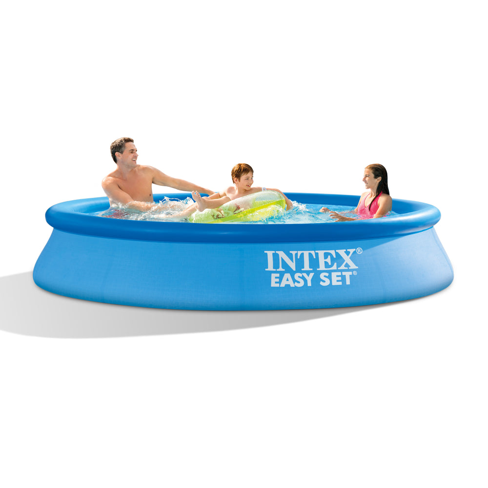 Intex 10' x 24" Easy Set Inflatable Above Ground Pool w/ Filter (Open Box) - VMInnovations