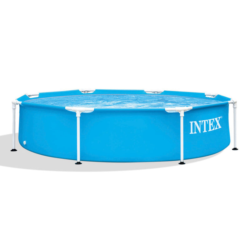 Intex 8 X 20 Rust Resistant Durable Steel Metal Frame Swimming Pool (Open Box)