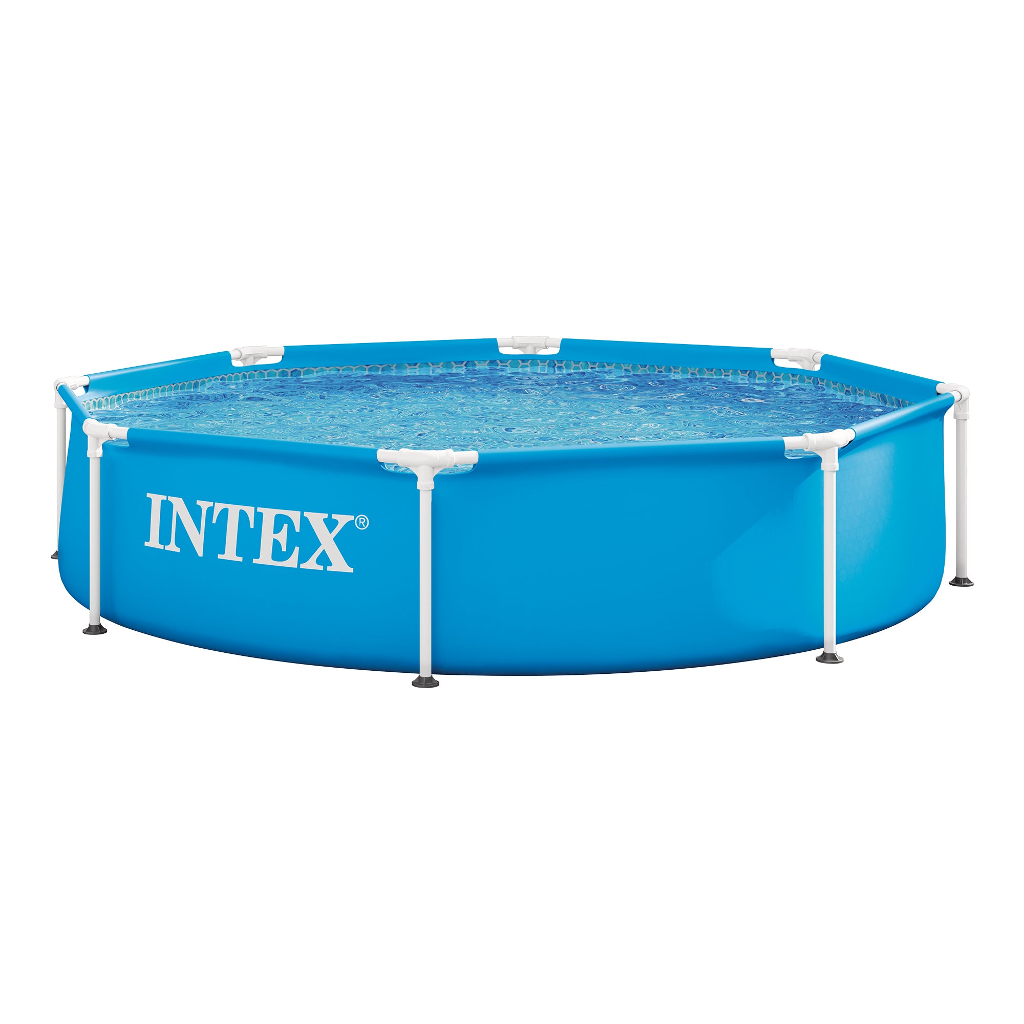 Intex 8 X 20 Rust Resistant Durable Steel Metal Frame Swimming Pool (Open Box)