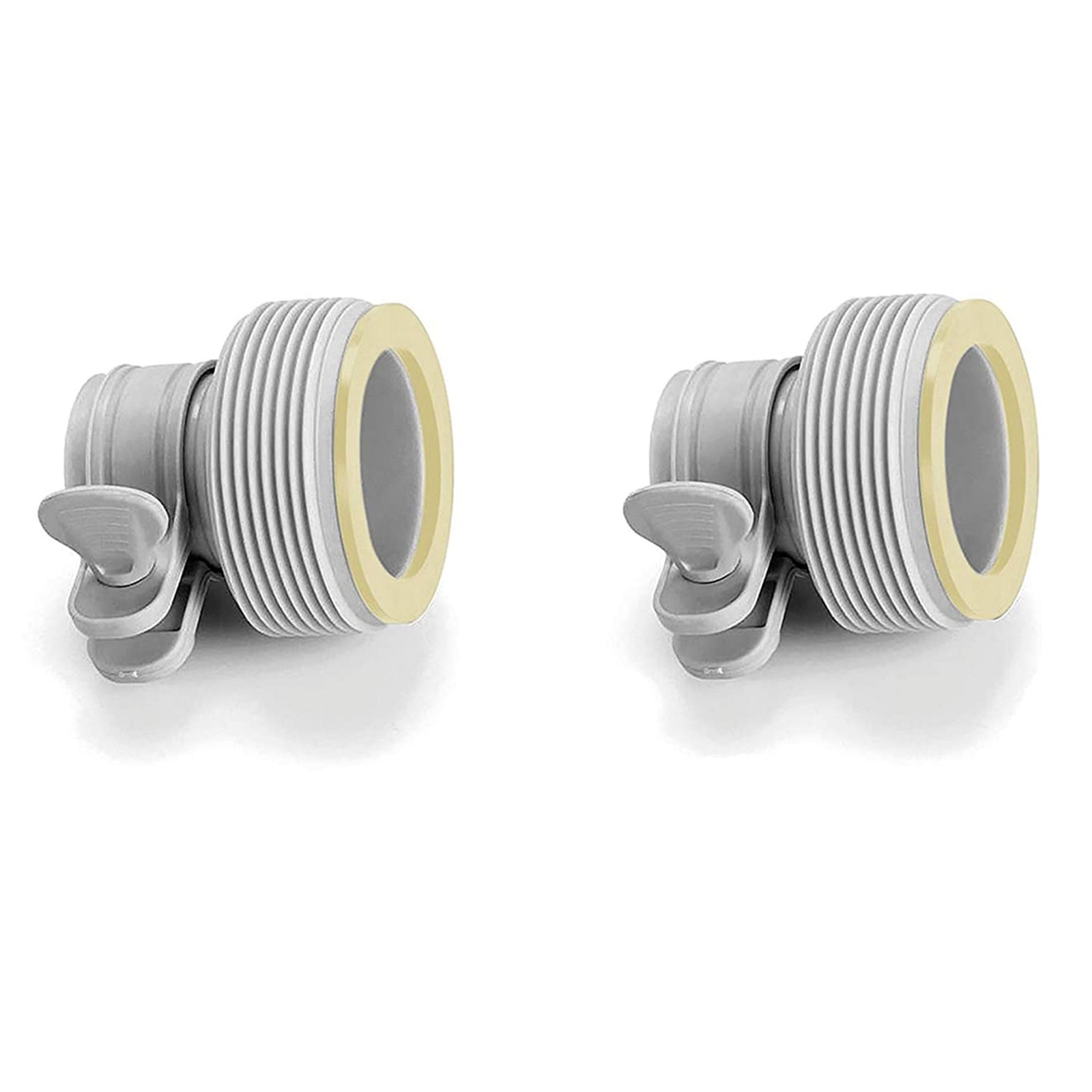 Intex 29061E Type B Intex Pool Clamp on Fittings Converter Pool Accessory, Gray - VMInnovations