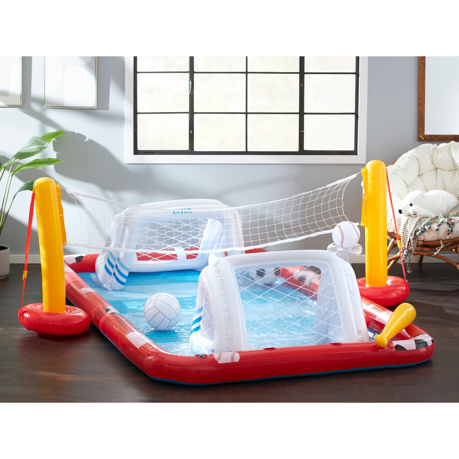 Intex 57147EP Action Sports Inflatable Multi Activity Water Filled Play Center - VMInnovations