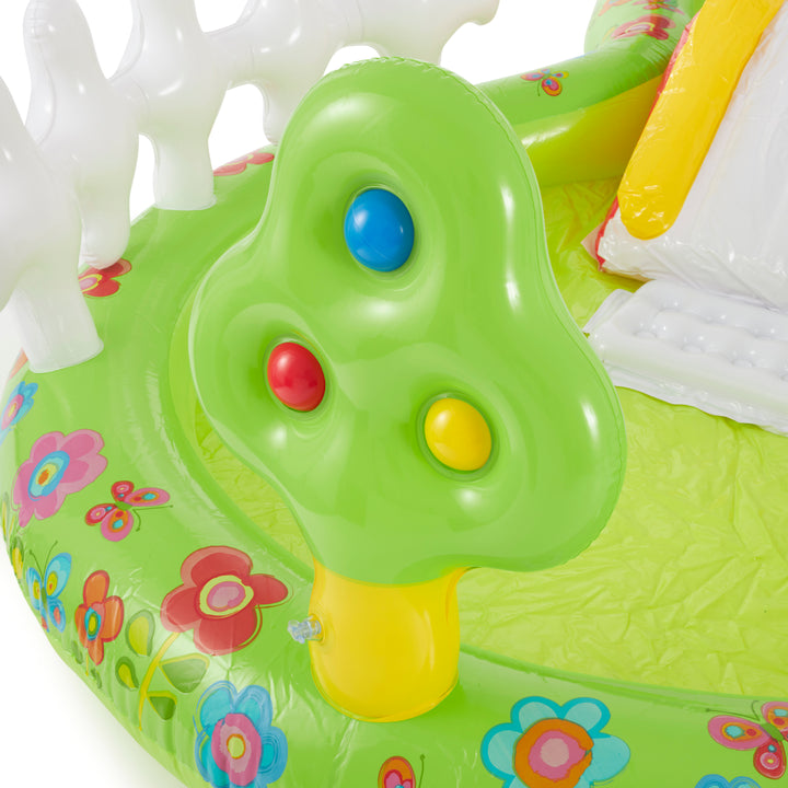 Intex 57154EP Colorful Inflatable My Garden Water Filled Play Center with Slide