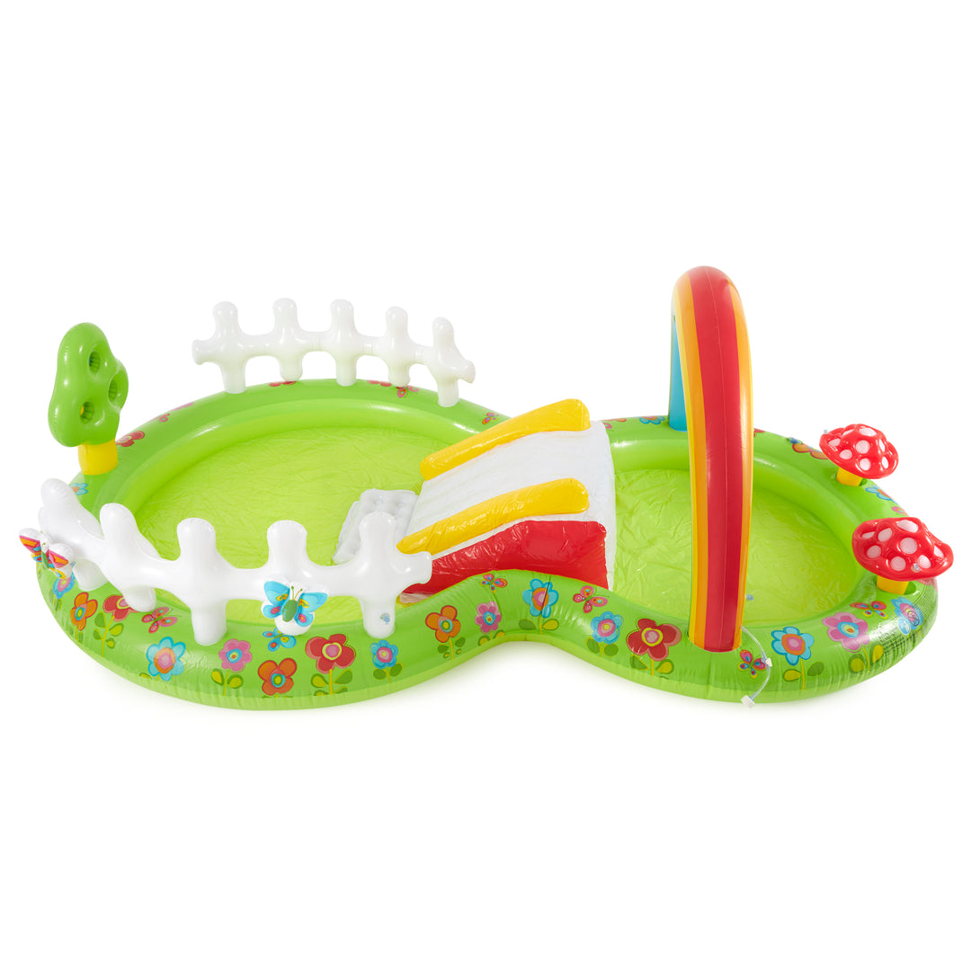 Intex 57154EP Inflatable My Garden Water Filled Play Center w/ Slide (Open Box)