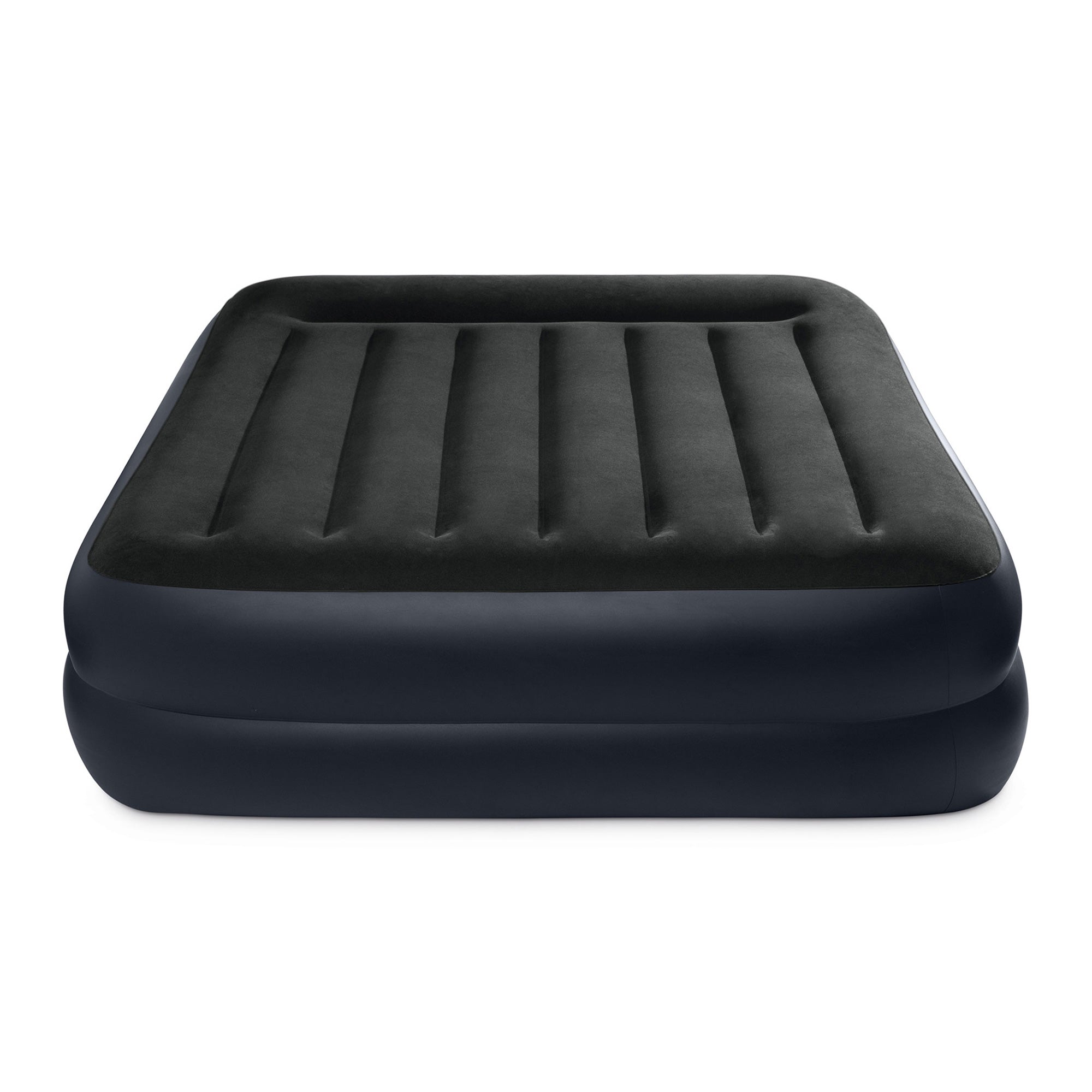 Intex 64123ED Dura Beam Pillow Raised Air Mattress w/ Built in Pump Queen (Used)