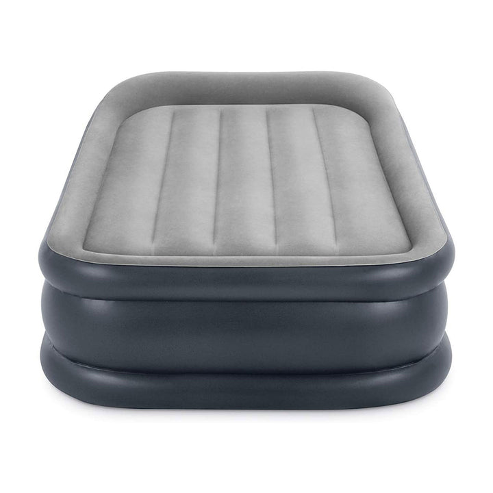 Intex Dura Beam Deluxe Pillow Raised Airbed with Built In Pump, Twin (Used)