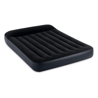 Intex Dura Beam Pillow Rest Standard Air Bed Inflatable Mattress, Full (Used)