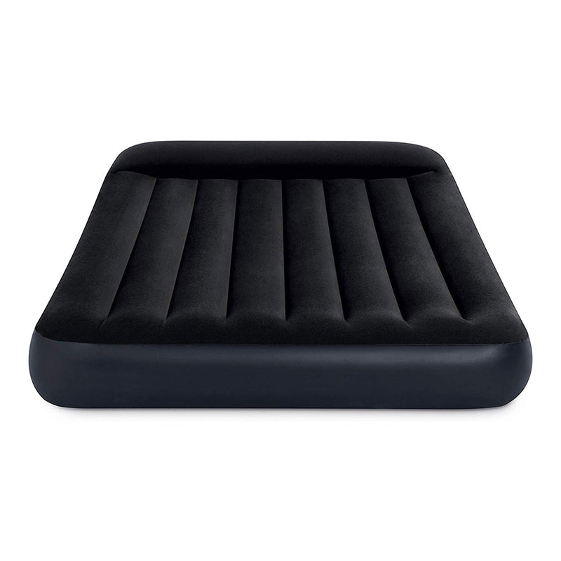 Intex Dura Beam Pillow Rest Standard Air Bed Inflatable Mattress, Full (Used)