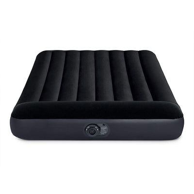 Intex Dura Beam Pillow Rest Standard Air Bed Inflatable Mattress, Full (Used)