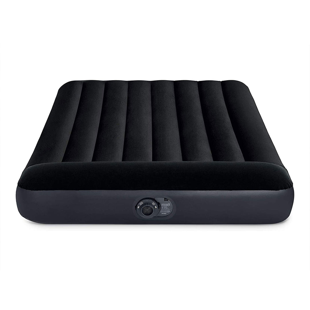 Intex Dura Beam Pillow Rest Standard Air Bed Inflatable Mattress, Full (Used)