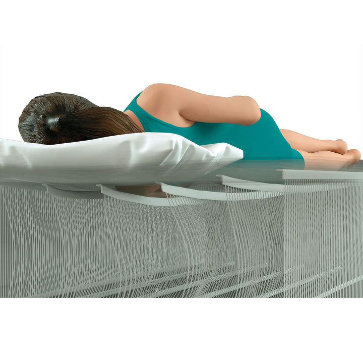 Intex Dura Beam Pillow Rest Airbed Mattress with Built-In Pump, Queen (Open Box)