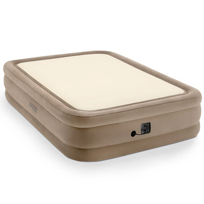 Intex 64477ED Queen Size Thermalux Airbed with Fiber-Tech Technology, Gold(Used) - VMInnovations