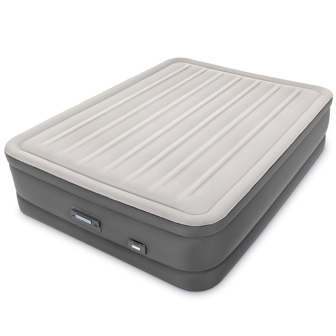 Intex Dream Support Fiber Tech Air Mattress with Built-In Pump, Queen (Open Box)