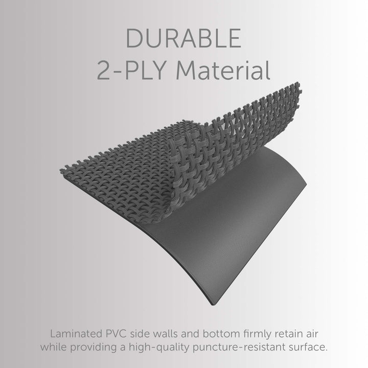 Intex PremAire I Fiber-Tech Air Mattress Bed with Built-In Pump, Full (Open Box)