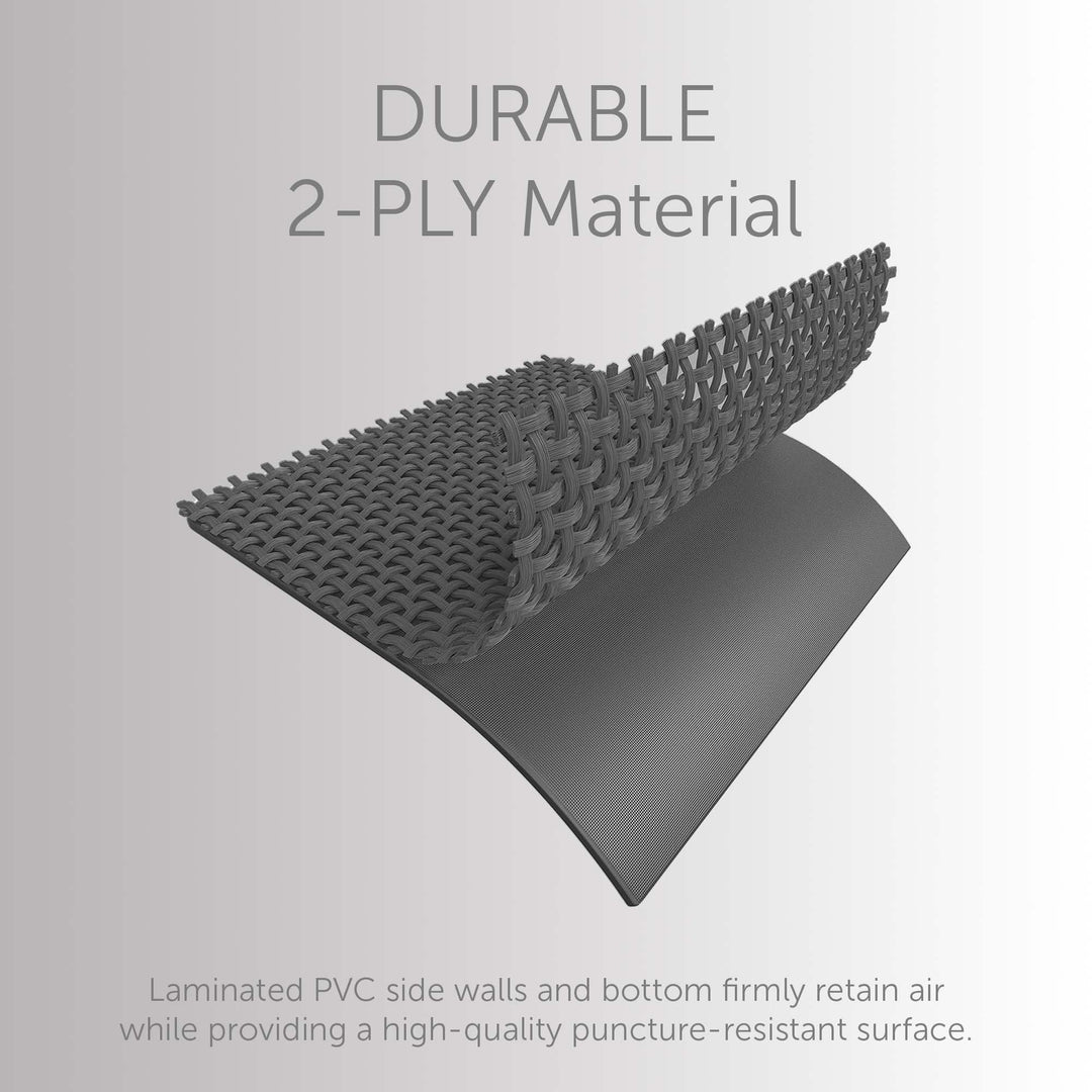 Intex PremAire I Fiber-Tech Air Mattress Bed with Built-In Pump, Full (Open Box)