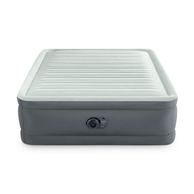 Intex PremAire I Fiber-Tech Air Mattress Bed with Built-In Pump, Full (Used) - VMInnovations
