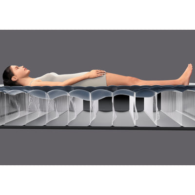 Intex PremAire I Fiber-Tech Air Mattress Bed with Built-In Pump, Twin (Used) - VMInnovations
