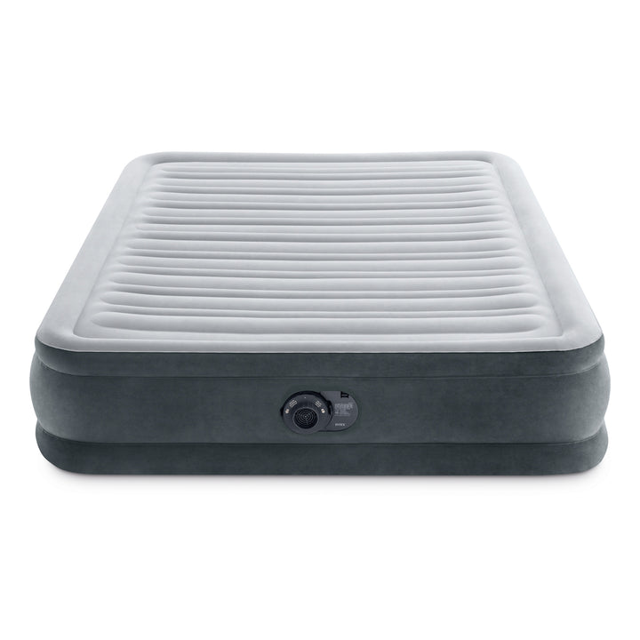Intex Comfort Deluxe Plush Air Mattress Bed with Built-In Pump, Full (Used) - VMInnovations