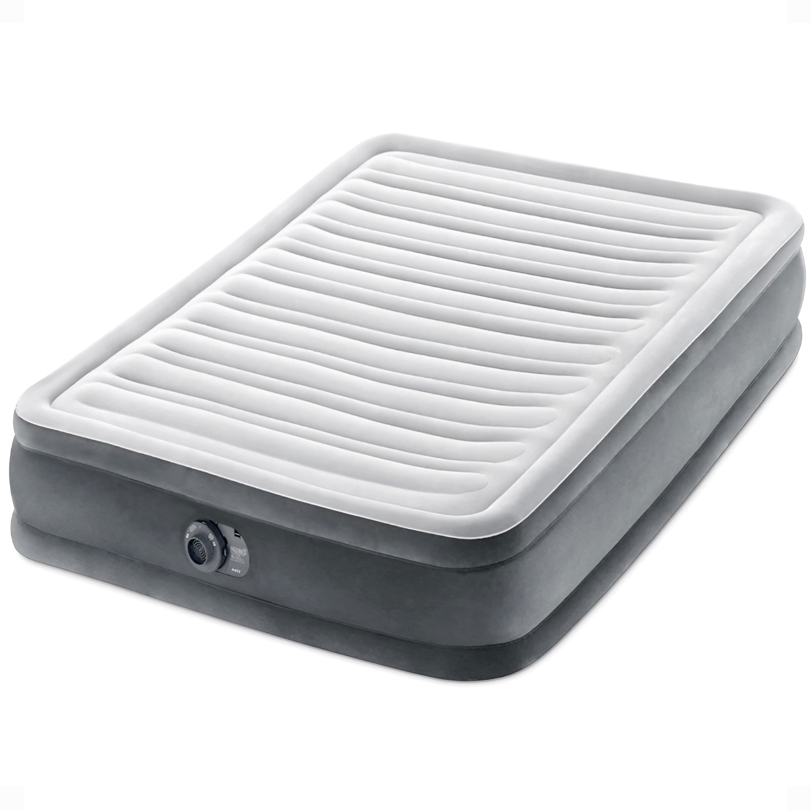 Intex Comfort Deluxe Plush Air Mattress Bed with Built-In Pump, Full (Used) - VMInnovations