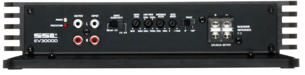 New SSL SOUNDSTORM EV3000D 3000W MONO D Car Audio Amplifier Power Amp MOSFET