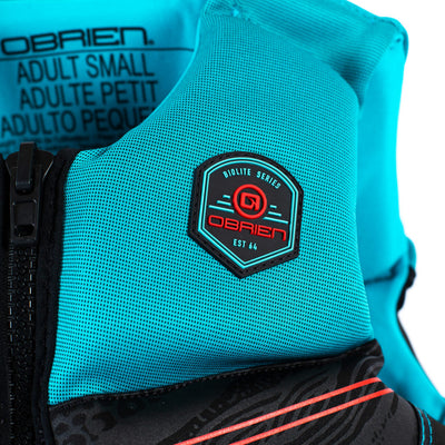 OBrien BioLite Series Womens Flex V Back Life Vest Size Large, Spark (Used)