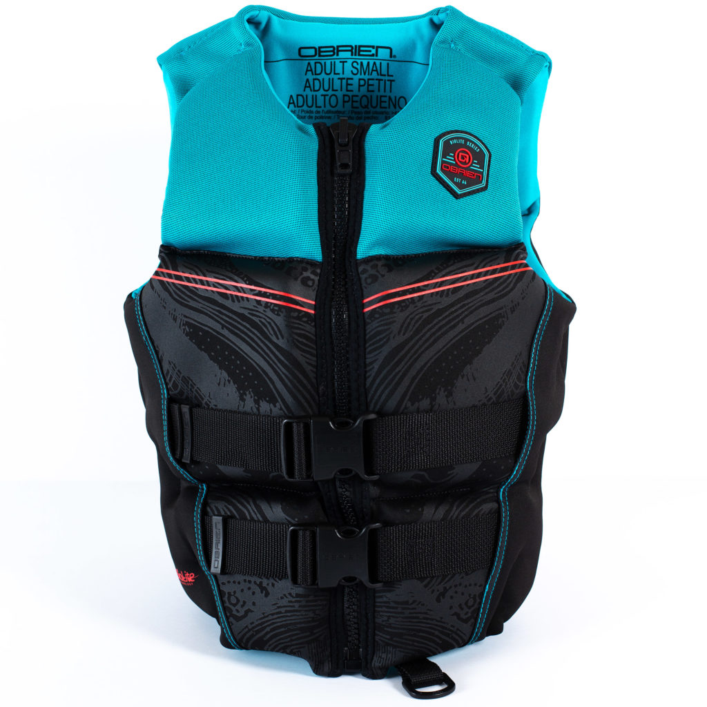 OBrien BioLite Series Womens Flex V Back Life Vest Size Large, Spark (Used)