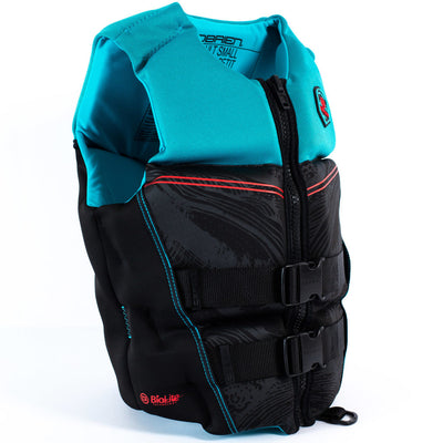 OBrien BioLite Series Womens Flex V Back Life Vest Size Large, Spark (Used)